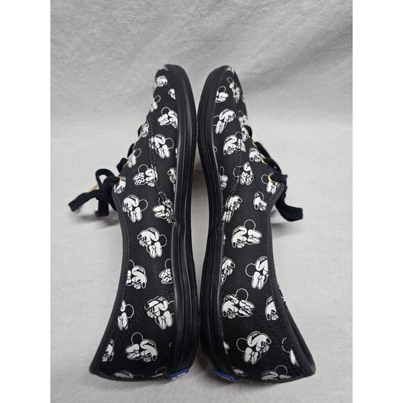 Keds Disney Minnie Mouse Print Canvas Sneaker Shoe Black Red Womens Size 8.5 - Picture 5 of 9